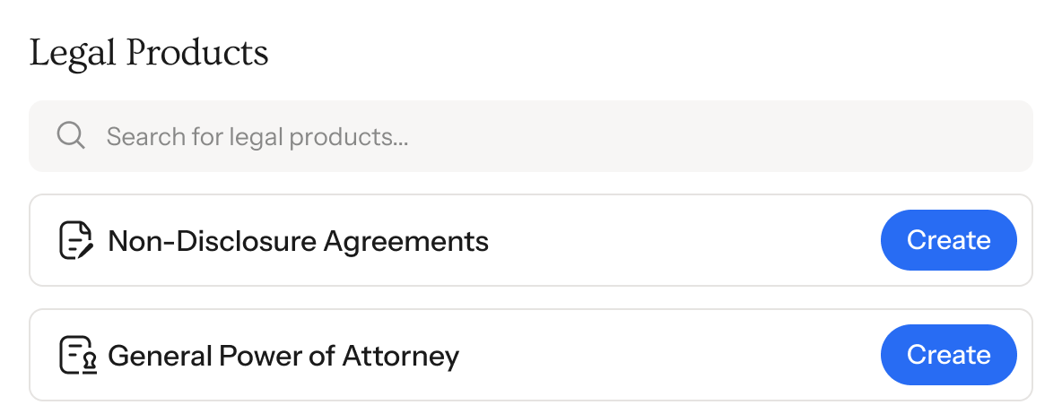 legal products image